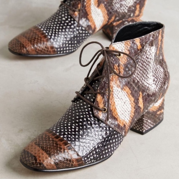 Anthropologie Shoes - Rachel Comey Noor Patchwork Oxford Boots NWOB